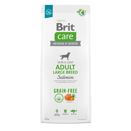 Brit Care Grain-Free Adult Large Breed Salmon & Potato, 12kg