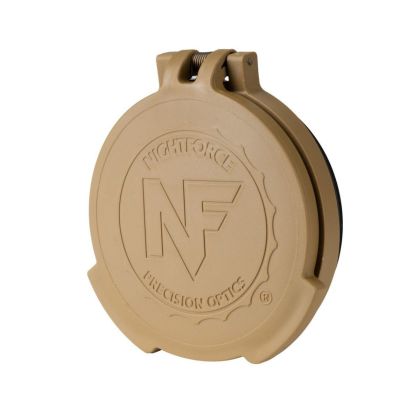 Nightforce Objective Flip-Up Lens Caps - 56mm ATACR, BEAST, NXS, SHV, Dark Earth