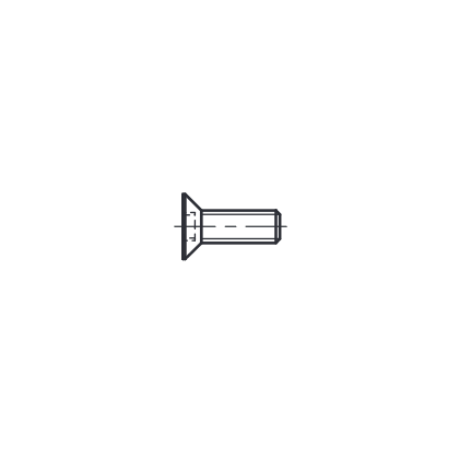 Recknagel Countersunk Screw with Torx Drive M3x12