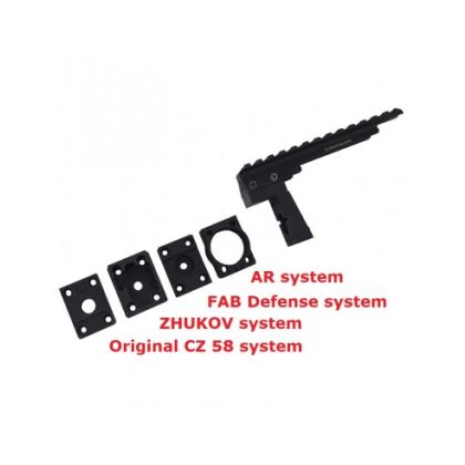 Tactical EVO Weaver Mounting Adapter on SA 58