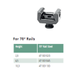 EAW Pair of LM rail elements for Roll-Off Mounts