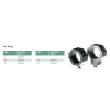 EAW Pair of Tactical Rings for Roll-Off Mounts, 34 mm