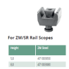 EAW Pair of Zeiss ZM/VM rail elements for Roll-Off Mounts