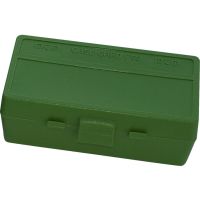 MTM Ammo Box 38-357 50rd Flip, Green #P50-38-10