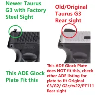 ADE Optic Plate for Glock, Taurus G3C for RMS, RMSc/407k, 507k Footprint