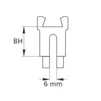 Recknagel Rear Foot with Support for Suhl-Claw Mount for LM Rail