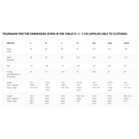 Size & Fit Chart