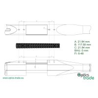 Contessa Picatinny Rail for Round Back Savage 110-111-112 LA (20 MOA)