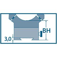 EAW One-piece Slide-on Mount for Brno BBF, ZH, 500, Super, Tatra, 25.4 mm