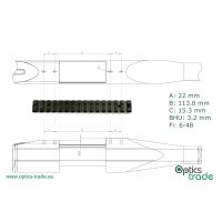 EAW Steel Picatinny rail, Weatherby Vanguard