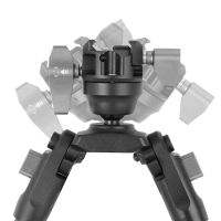 Vanguard EQ-Precision 1QS A Aluminum Gun Bipod with Ball Head