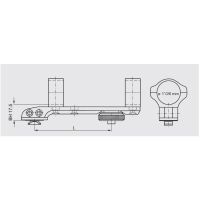 ERAMATIC One-Piece Swing mount, Steyr S - Luxus, 26.0 mm