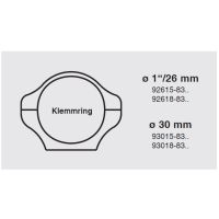 ERAMATIC TL-Swing (Pivot) mount, 25.4 mm
