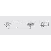 ERAMATIC One-Piece Swing mount, Merkel SR1, Swarovski SR rail