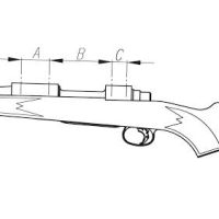 ERA-TAC picatinny rail - Savage rounded top, long