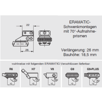 ERAMATIC Swing (Pivot) mount, Heym SR 30, LM rail