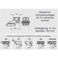 ERAMATIC Swing (Pivot) mount, Heym SR 30, LM rail