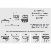 ERAMATIC Swing (Pivot) mount, Sauer 202, LM rail