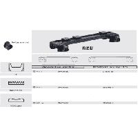 Recknagel One-piece tip-off mount for Picatinny, 36mm, nuts