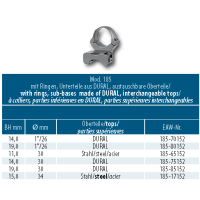 EAW Dural Rings 25.4mm, Blaser R93