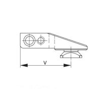 Recknagel Front Pivot Foot Extension for Swarovski SR, Zeiss ZM/VM, S&B Convex Rail