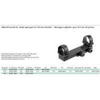 Recknagel Slide-Off Mount with Windage Adjustment for 14.5mm Dovetail, 25.4 mm