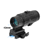 UTG 3X Magnifier with Flip to Side QD Mount