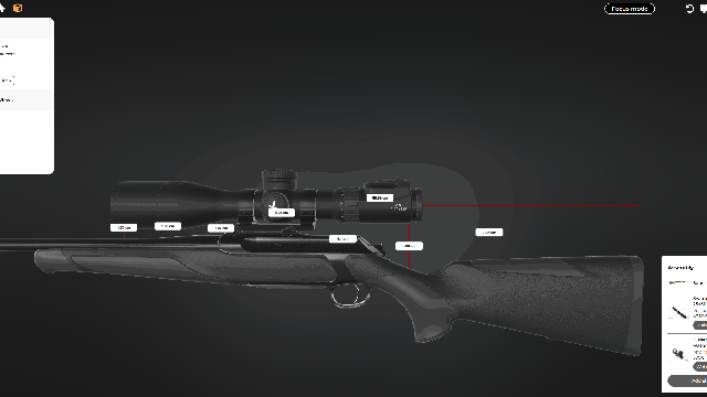 40 mm tube mounted